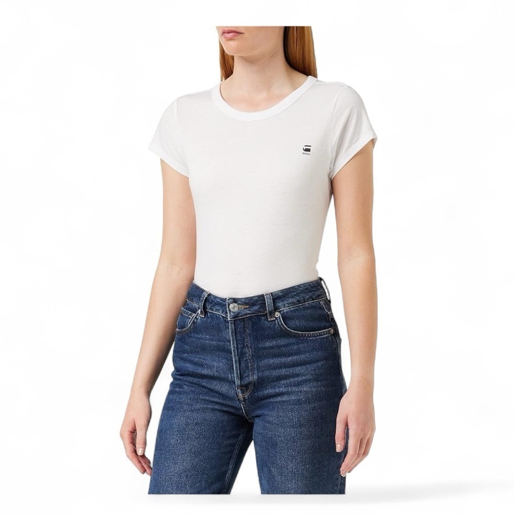 G-STAR Women's Eyben Crew Neck Lightweight Short Sleeve T-Shirt NWT